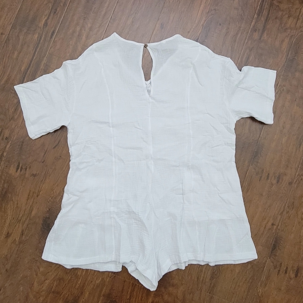 XL Cotton Jumpsuit w/ pockets